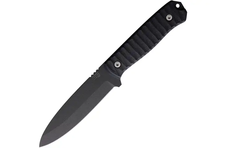 ZA-PAS Knives VENI Fixed Blade Black VN1-BLK w/ Free Shipping